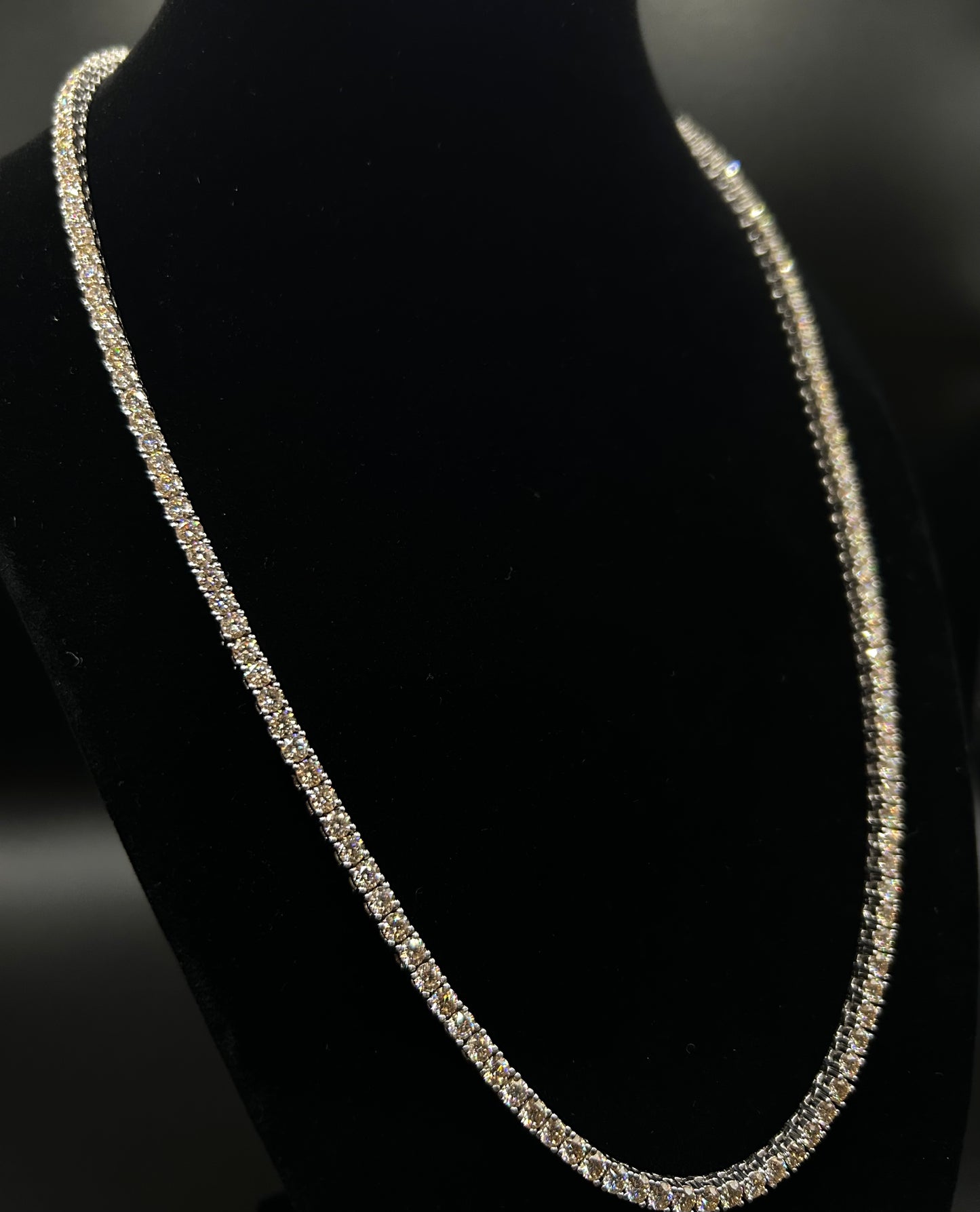 Tennis Chain (Moissanite Champagne)