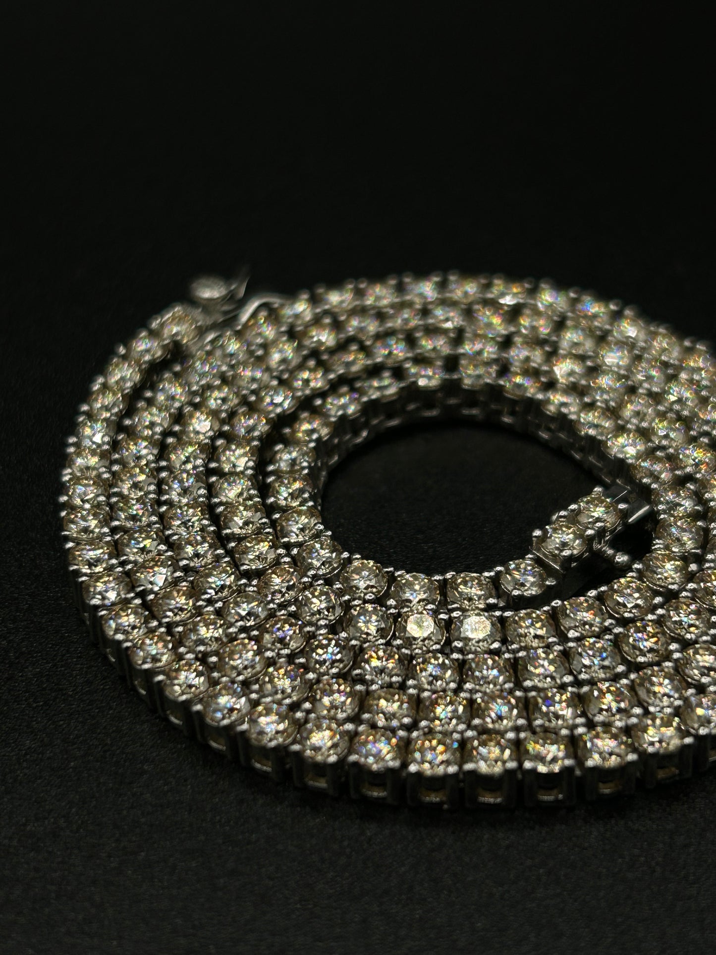 Tennis Chain (Moissanite Champagne)