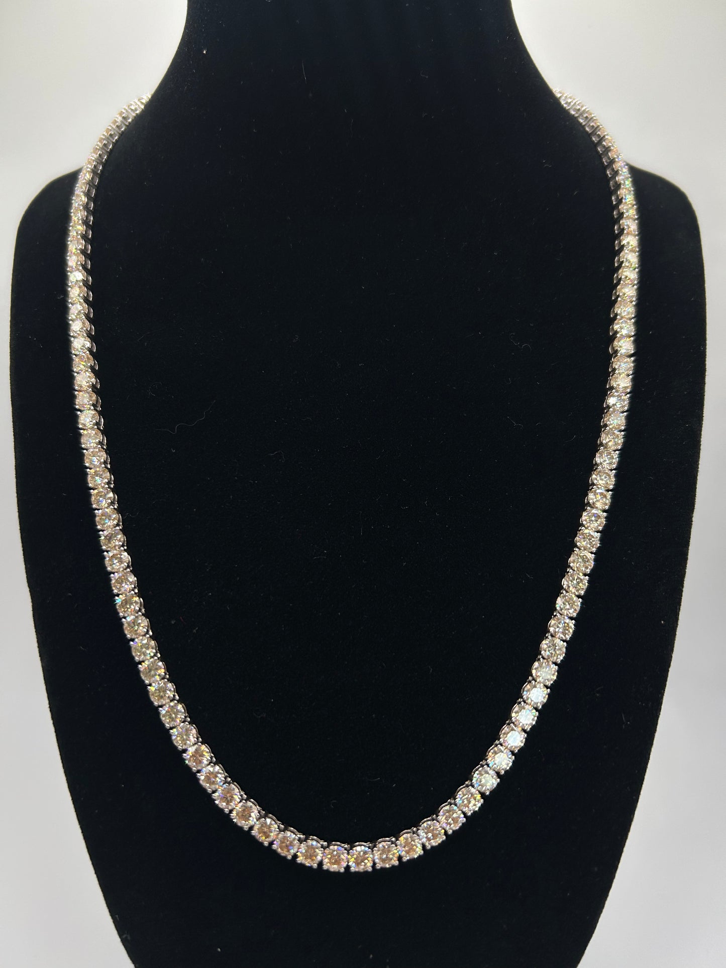 Tennis Chain (Moissanite Champagne)