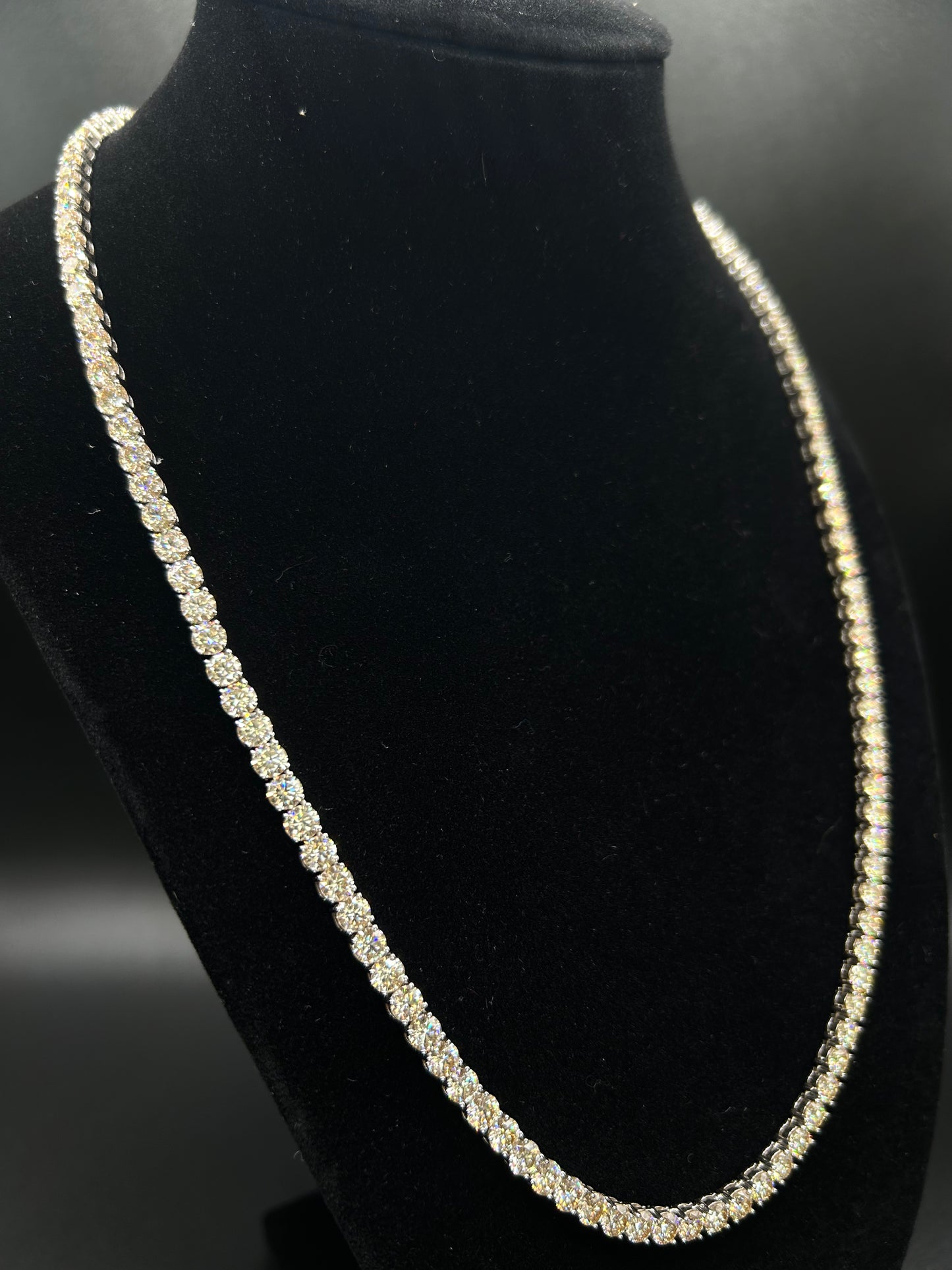 Tennis Chain (Moissanite Champagne)